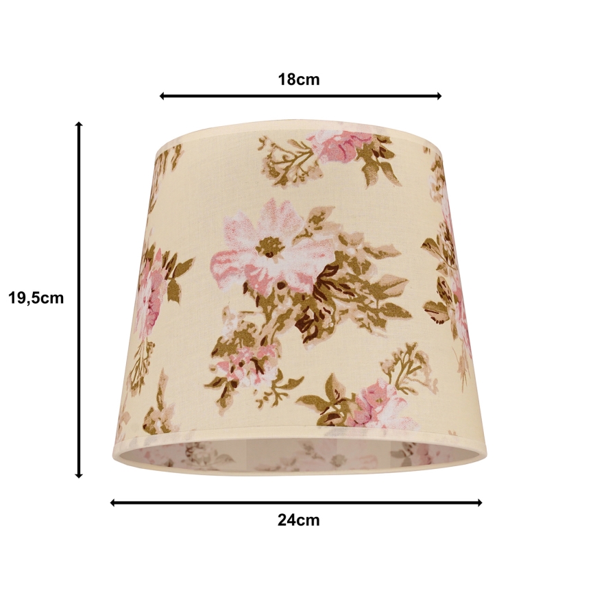 Duolla - Abažur za stonu lampu SOFIA XS E14 pr. 18,5 cm ruža