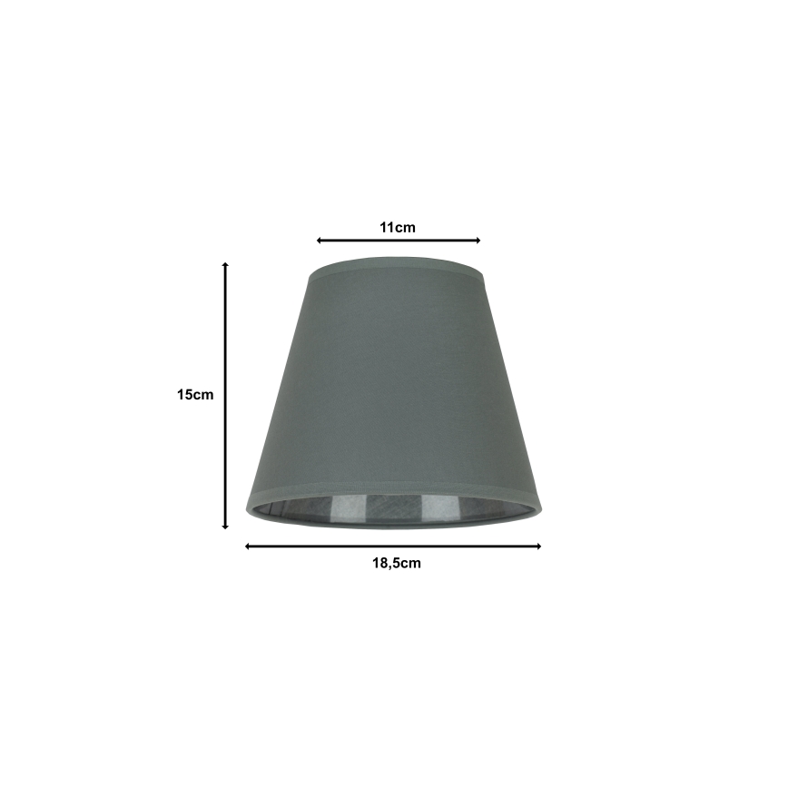Duolla - Abažur za stonu lampu SOFIA XS E14 pr. 18,5 cm sivo