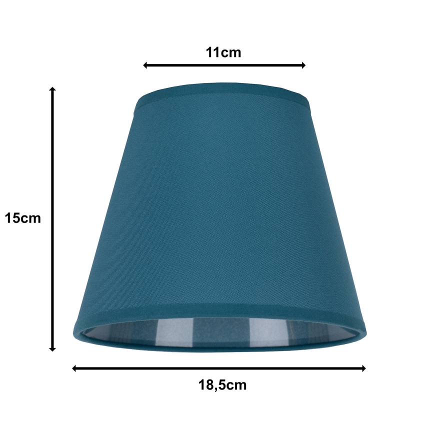 Duolla - Abažur za stonu lampu SOFIA XS E14 pr. 18,5 cm tirkizna