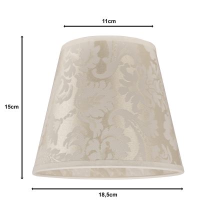 Duolla - Abažur za stonu lampu SOFIA XS E14 pr. 18,5 cm zlatna