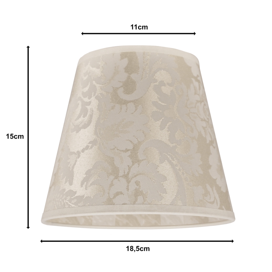 Duolla - Abažur za stonu lampu SOFIA XS E14 pr. 18,5 cm zlatna