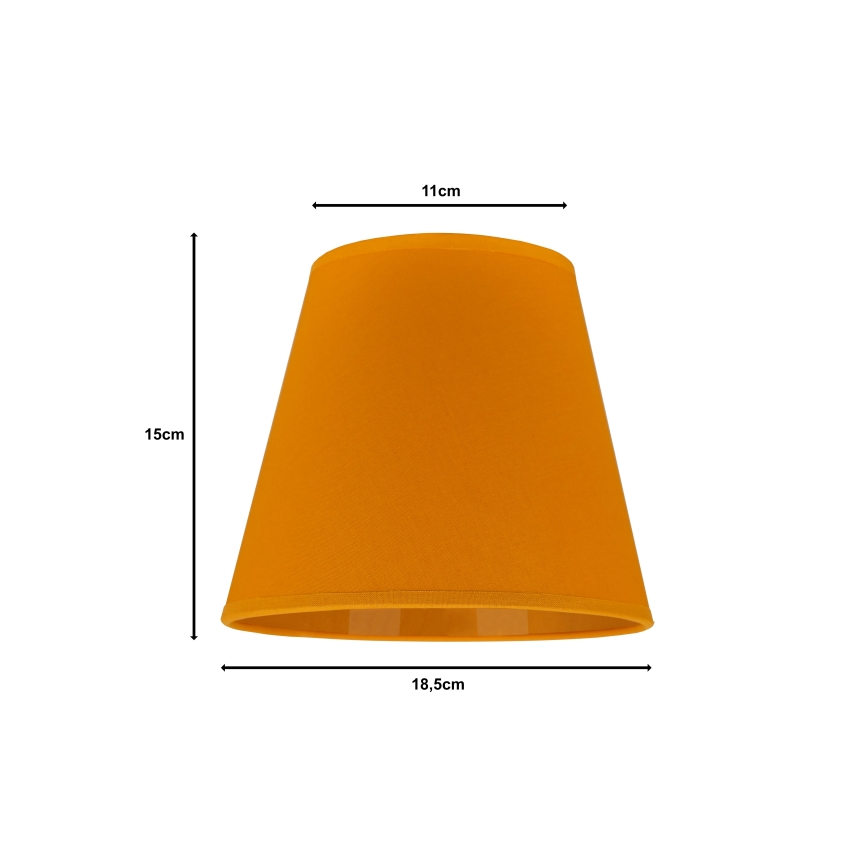 Duolla - Abažur za stonu lampu SOFIA XS E14 pr. 18,5 cm žuta