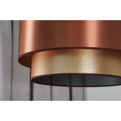 Duolla - Bakarni plafonski luster COPPER SHINY 1xE27/15W/230V prečnik 45 cm