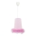 Duolla - Dečiji luster na sajli BALLET 1xE27/40W/230V pr. 21 cm roze