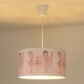 Duolla - Dečiji luster na sajli PRINT M 1xE27/40W/230V pr. 35 cm balerine