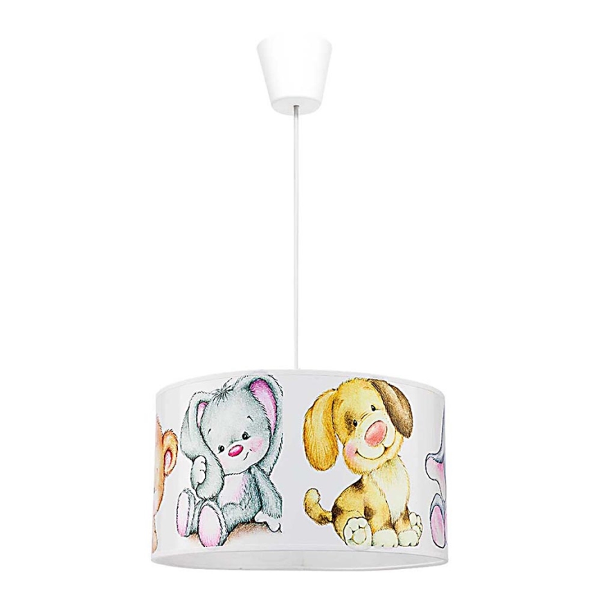Duolla - Dečiji luster na sajli SWEET BEARS 1xE27/40W/230V pr. 35 cm