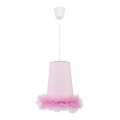 Duolla - Dečji luster na sajli BALLET 1xE27/40W/230V Ø 21 cm ružičasta