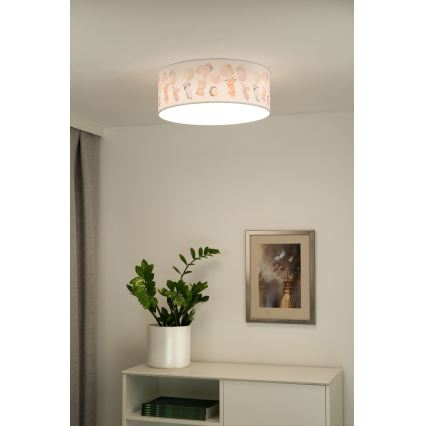 Duolla - LED Dečija plafonjera CORTINA LED/26W/230V pr. 40 cm 4000K