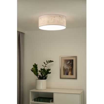 Duolla - LED Dečija plafonjera CORTINA LED/26W/230V pr. 40 cm 4000K