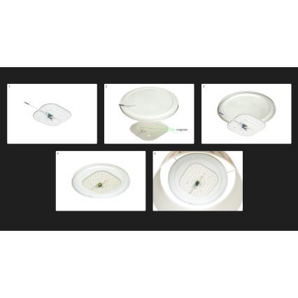 Duolla - LED Dečija plafonjera CORTINA LED/26W/230V pr. 40 cm 4000K