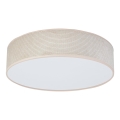 Duolla - LED Plafonjera CORTINA LED/26W/230V pr. 30 cm 4000K bež