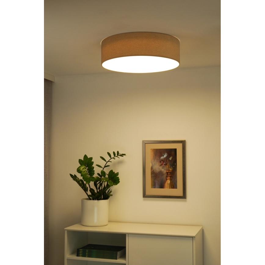 Duolla - LED Plafonjera CORTINA LED/26W/230V pr. 30 cm 4000K bež