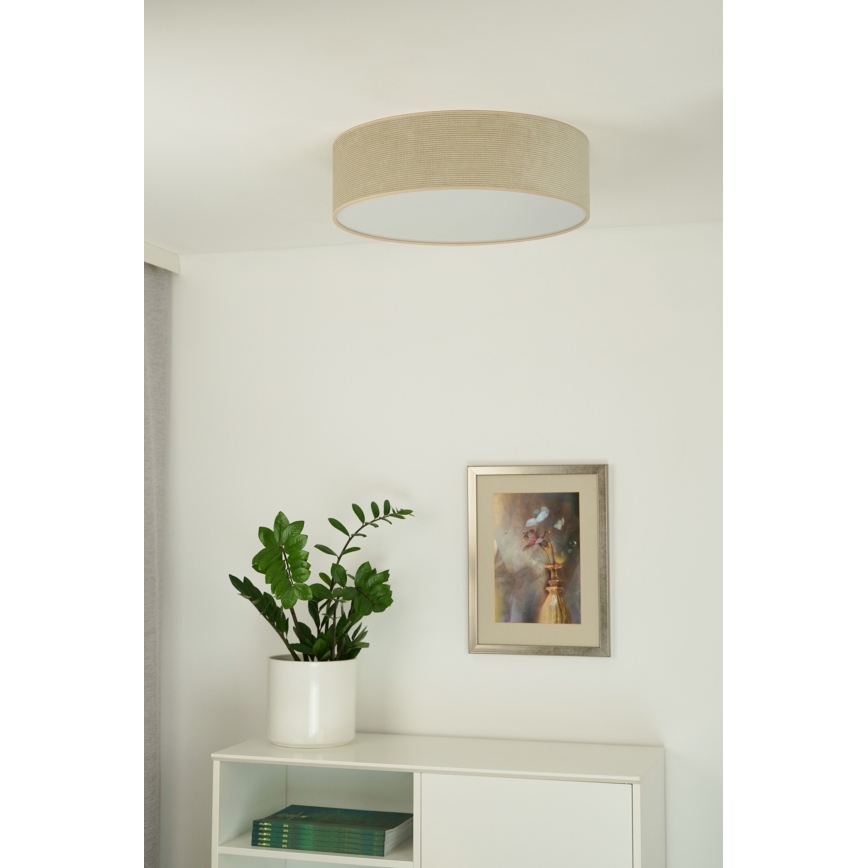 Duolla - LED Plafonjera CORTINA LED/26W/230V pr. 30 cm 4000K bež