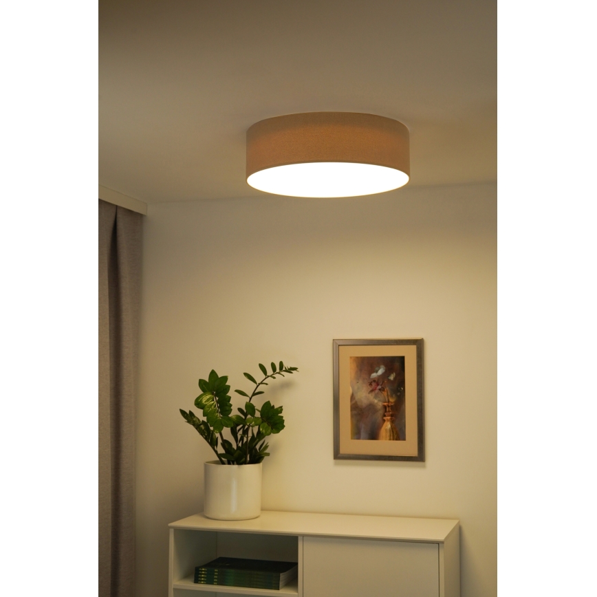 Duolla - LED Plafonjera CORTINA LED/26W/230V pr. 30 cm 4000K bež