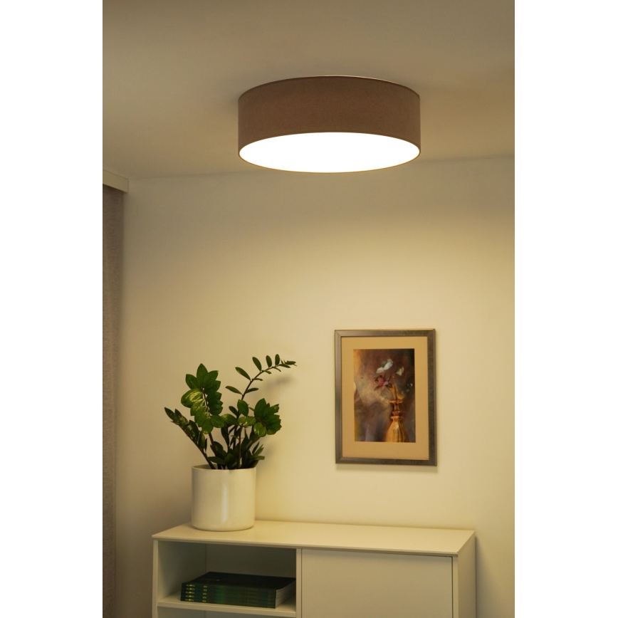 Duolla - LED Plafonjera CORTINA LED/26W/230V pr. 30 cm 4000K braon