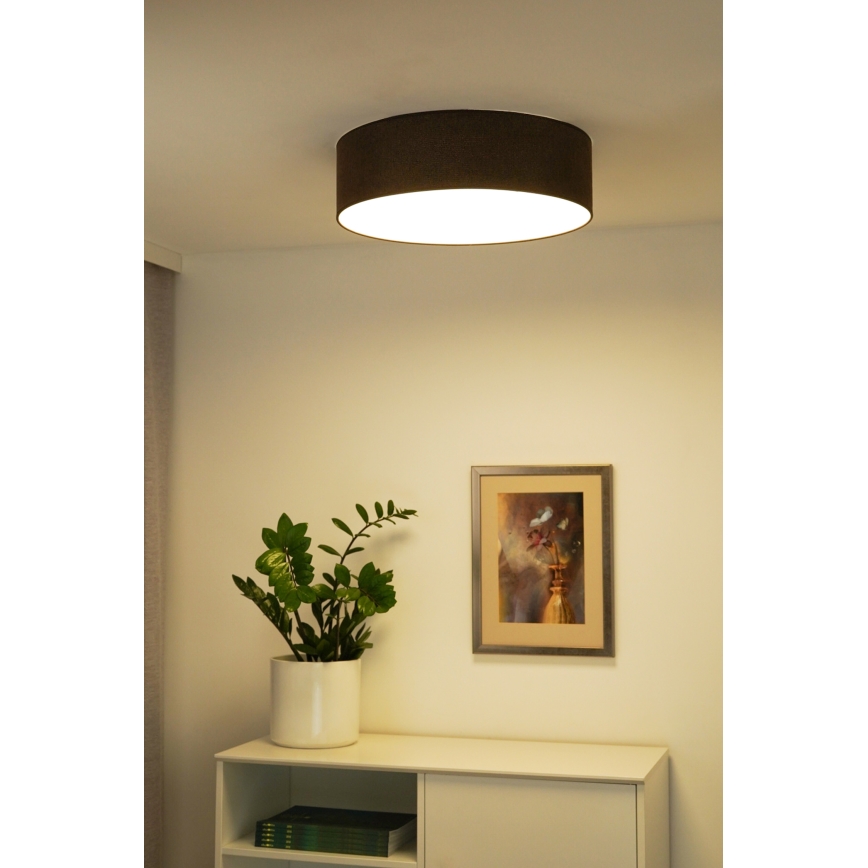 Duolla - LED Plafonjera CORTINA LED/26W/230V pr. 30 cm 4000K braon