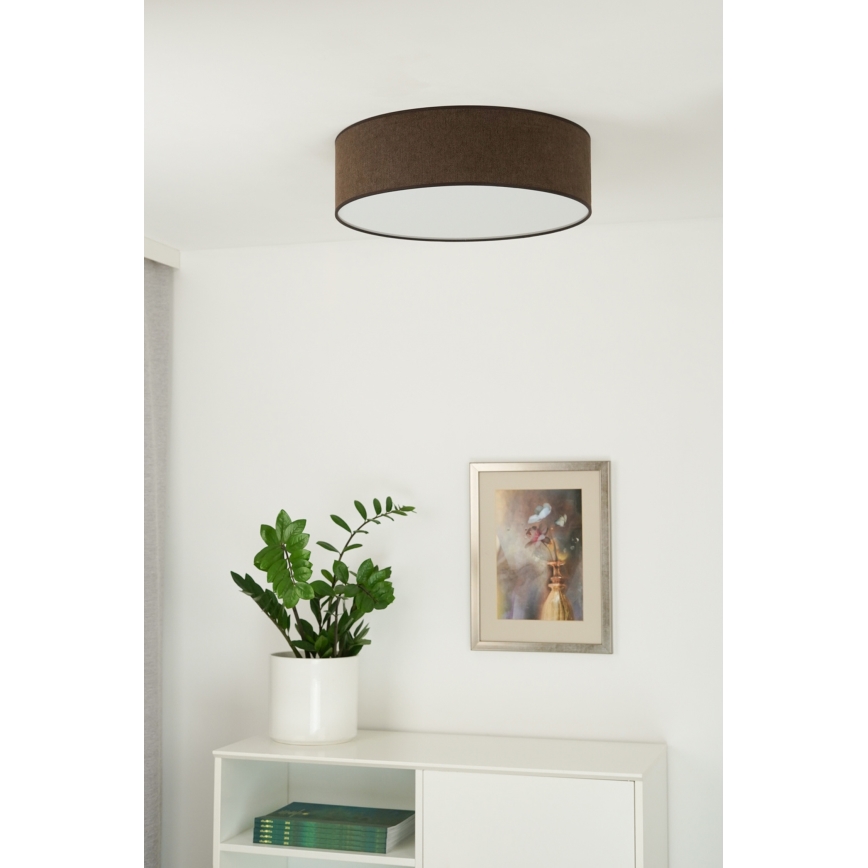 Duolla - LED Plafonjera CORTINA LED/26W/230V pr. 30 cm 4000K braon