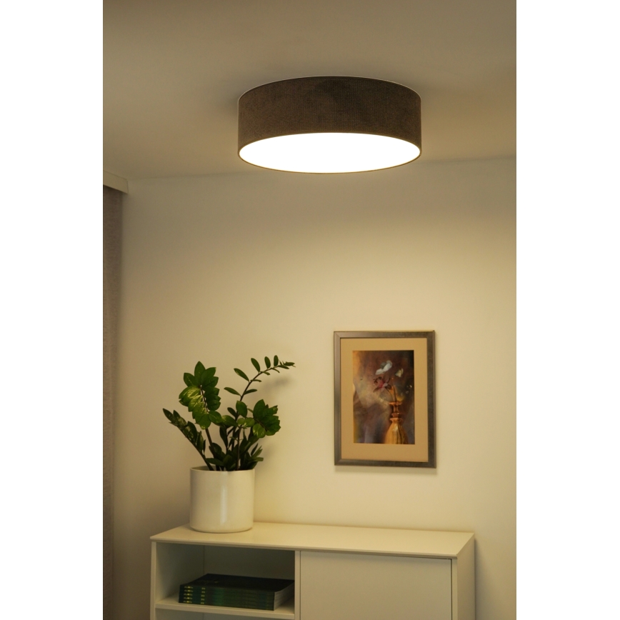 Duolla - LED Plafonjera CORTINA LED/26W/230V pr. 30 cm 4000K braon