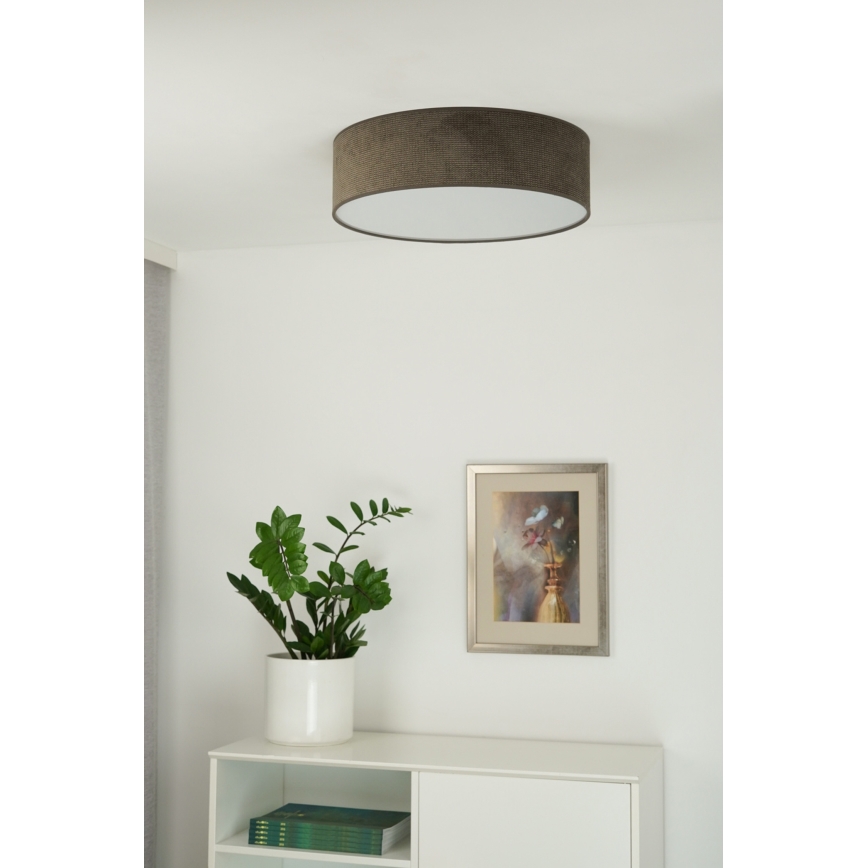 Duolla - LED Plafonjera CORTINA LED/26W/230V pr. 30 cm 4000K braon