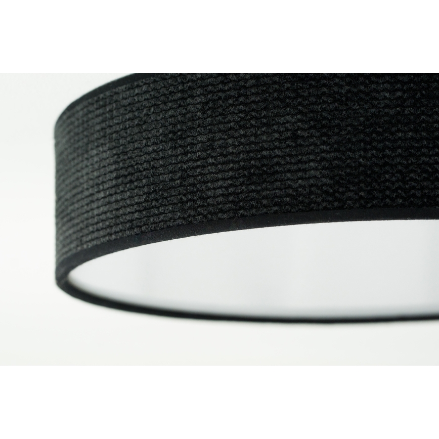 Duolla - LED Plafonjera CORTINA LED/26W/230V pr. 30 cm 4000K crno