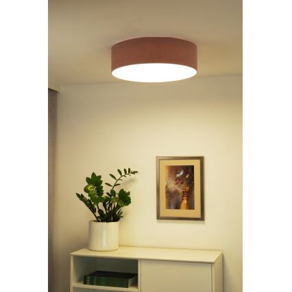 Duolla - LED Plafonjera CORTINA LED/26W/230V pr. 30 cm 4000K roze