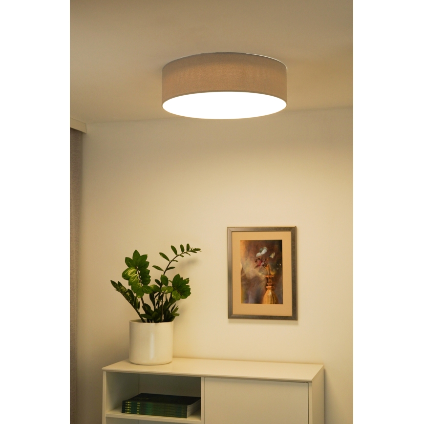 Duolla - LED Plafonjera CORTINA LED/26W/230V pr. 30 cm 4000K sivo