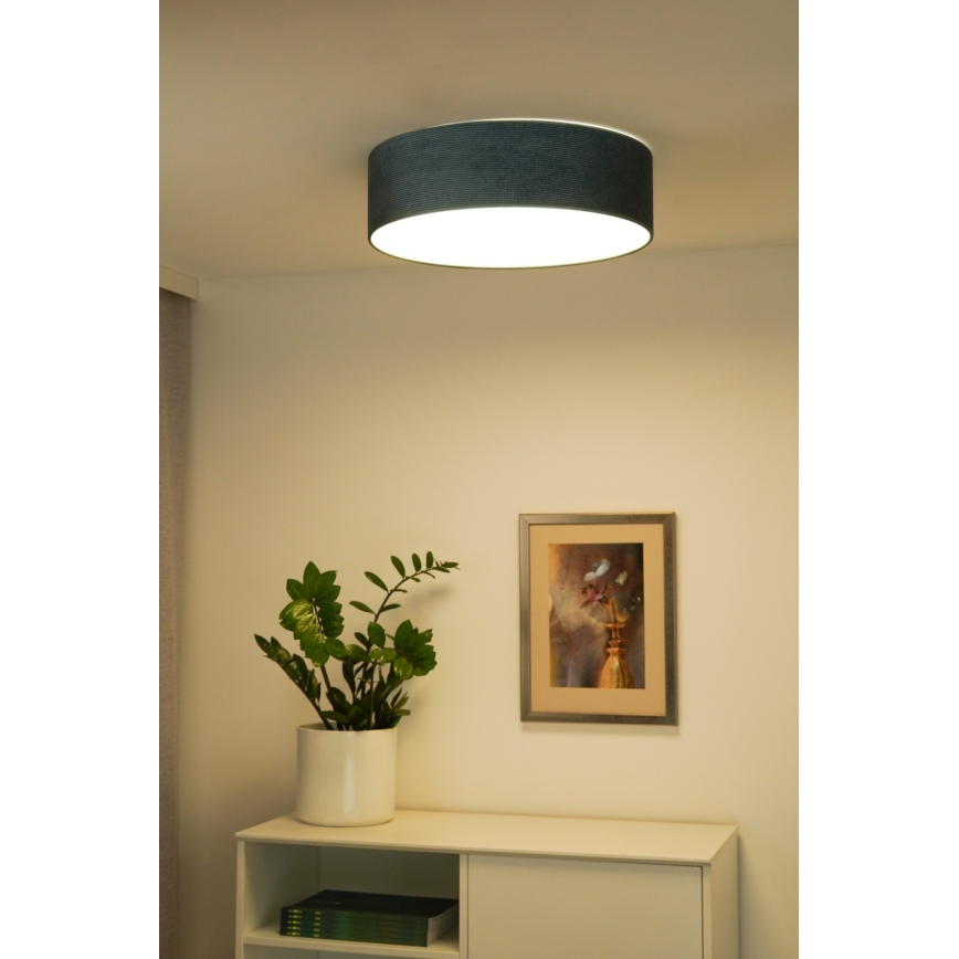 Duolla - LED Plafonjera CORTINA LED/26W/230V pr. 30 cm 4000K tirkizna