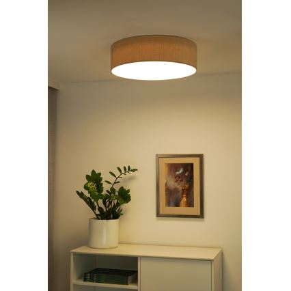 Duolla - LED Plafonjera CORTINA LED/26W/230V pr. 45 cm 4000K bež