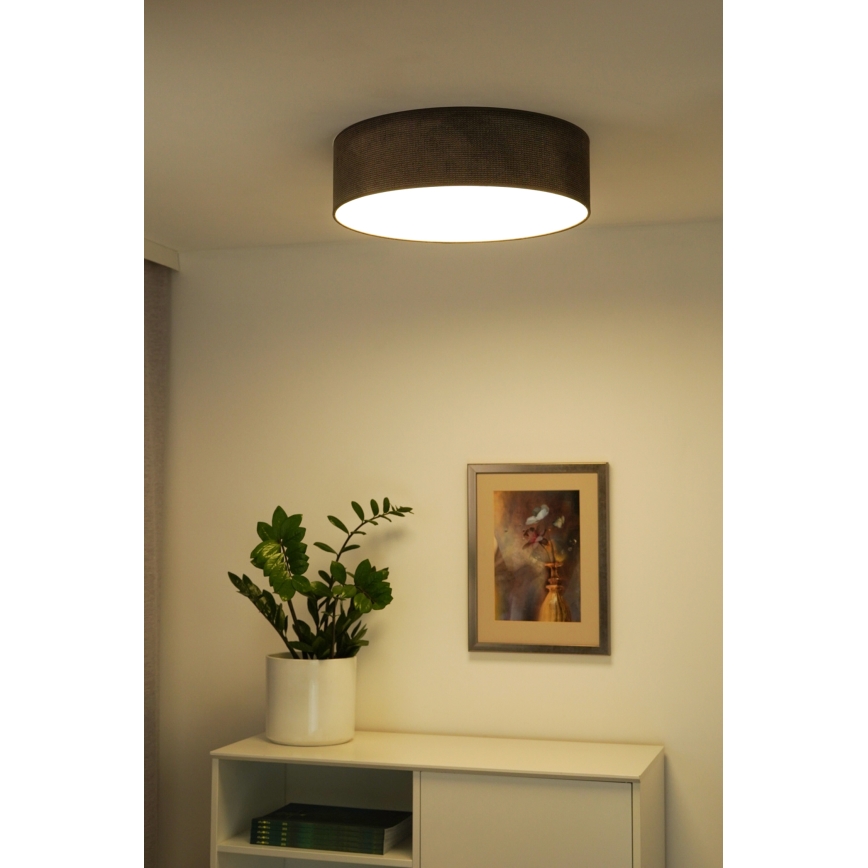 Duolla - LED Plafonjera CORTINA LED/26W/230V pr. 45 cm 4000K braon