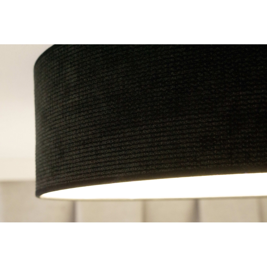 Duolla - LED Plafonjera CORTINA LED/26W/230V pr. 45 cm 4000K crno