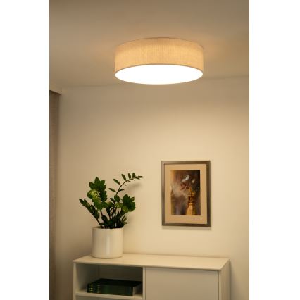 Duolla - LED Plafonjera CORTINA LED/26W/230V pr. 45 cm 4000K kremasta