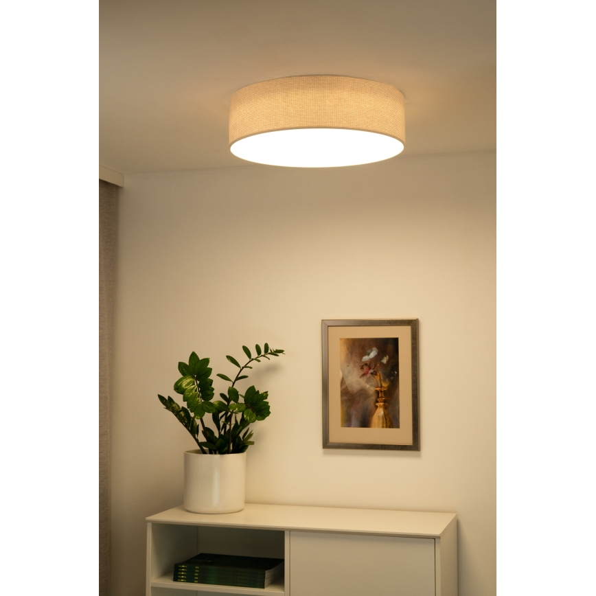 Duolla - LED Plafonjera CORTINA LED/26W/230V pr. 45 cm 4000K kremasta