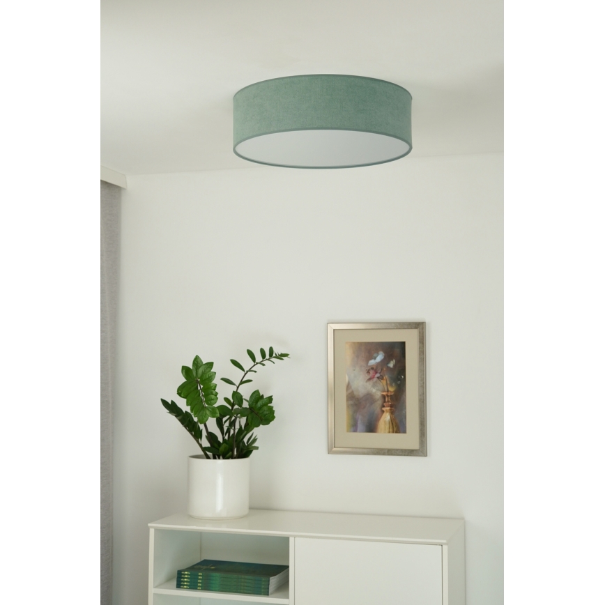 Duolla - LED Plafonjera CORTINA LED/26W/230V pr. 45 cm 4000K tirkizna