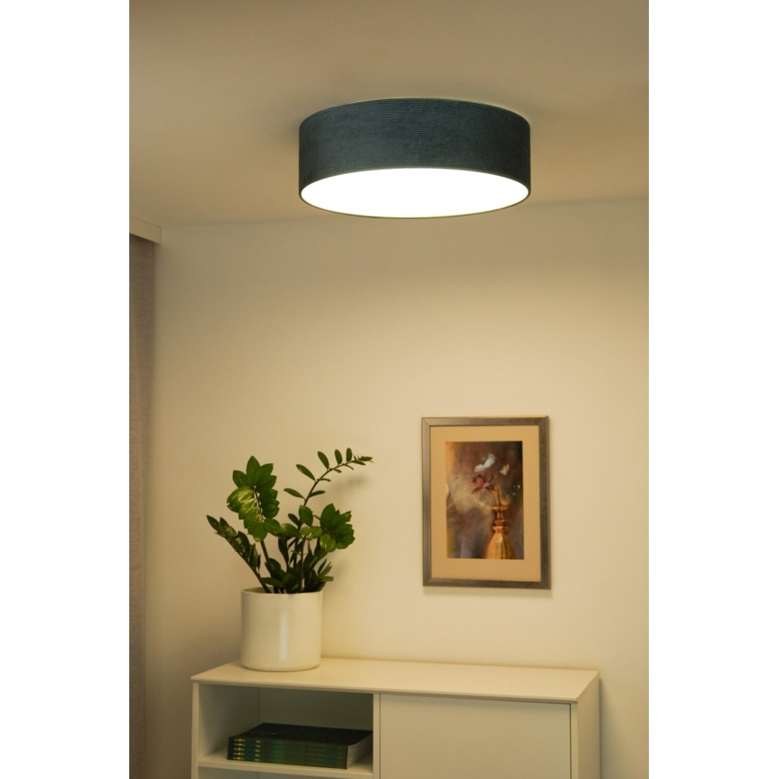 Duolla - LED Plafonjera CORTINA LED/26W/230V pr. 45 cm 4000K tirkizna