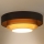 Duolla - LED Plafonjera LUNETA LED/26W/230V pr. 60 cm 4000K braon/zlatna/kremasta