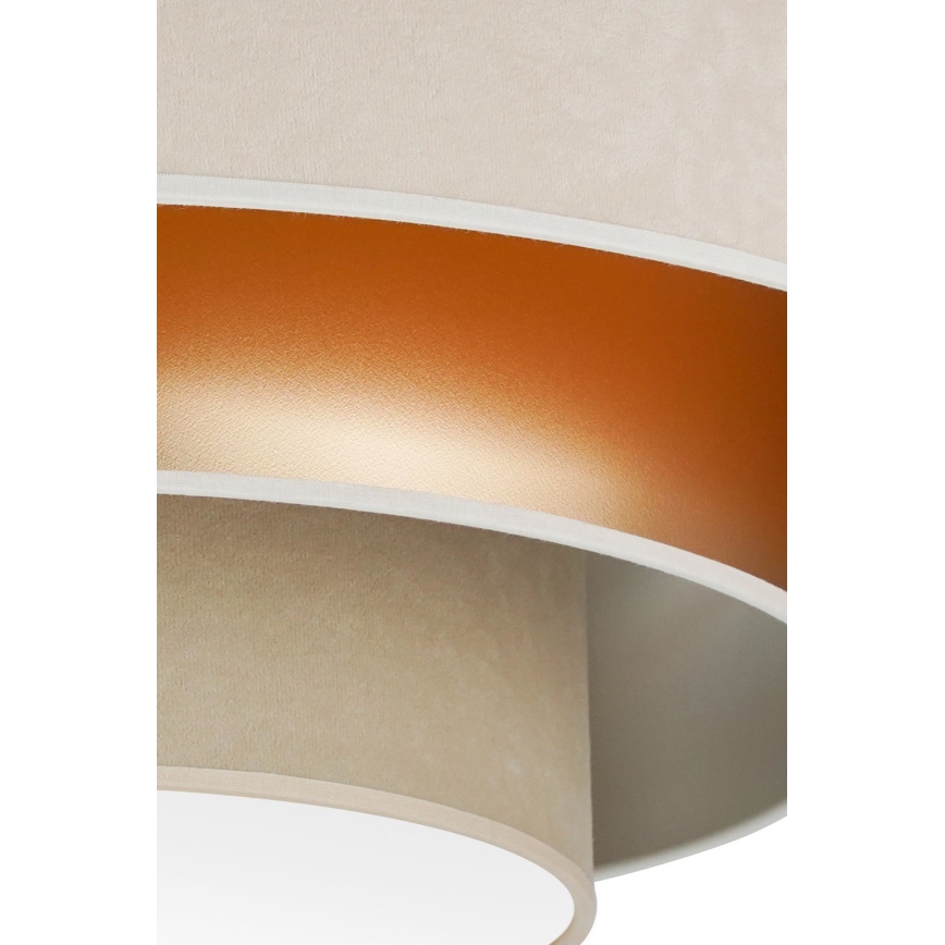 Duolla - LED Plafonjera LUNETA LED/26W/230V pr. 60 cm 4000K kremasta/zlatna/bež