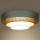 Duolla - LED Plafonjera LUNETA LED/26W/230V pr. 60 cm 4000K tirkizna/bež/kremasta
