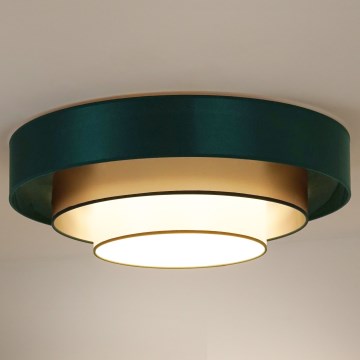 Duolla - LED Plafonjera LUNETA LED/26W/230V pr. 60 cm 4000K zelena/zlatna/bela