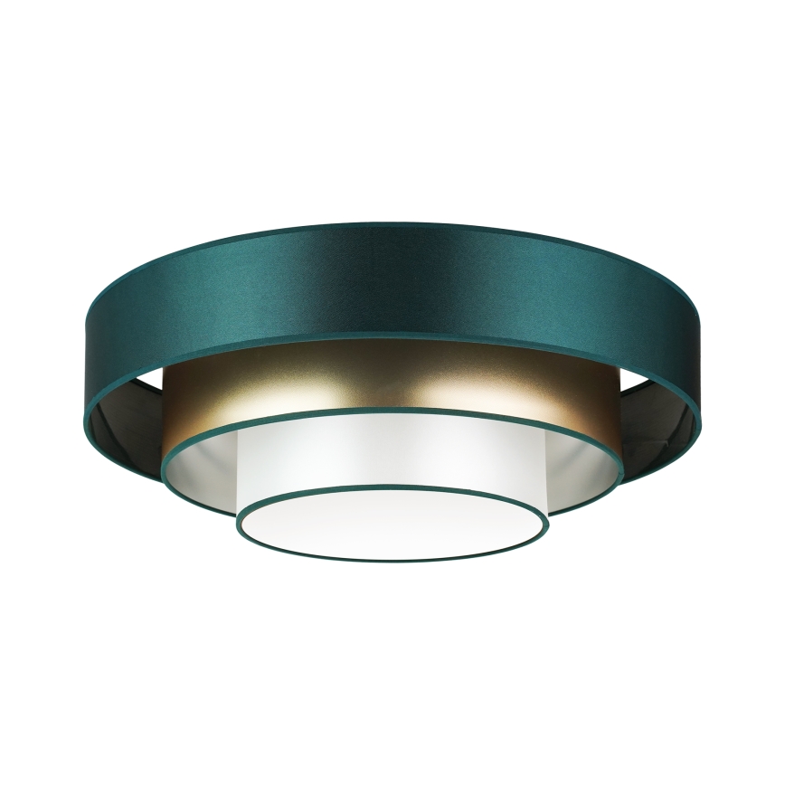Duolla - LED Plafonjera LUNETA LED/26W/230V pr. 60 cm 4000K zelena/zlatna/bela