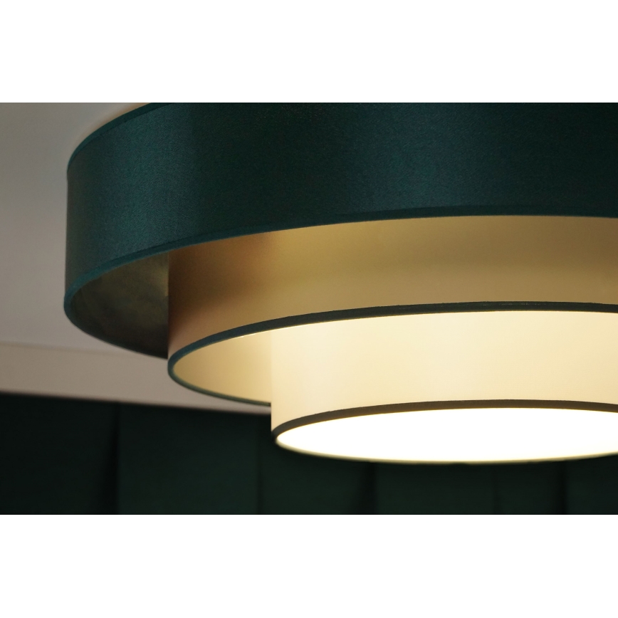 Duolla - LED Plafonjera LUNETA LED/26W/230V pr. 60 cm 4000K zelena/zlatna/bela