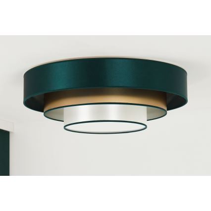 Duolla - LED Plafonjera LUNETA LED/26W/230V pr. 60 cm 4000K zelena/zlatna/bela
