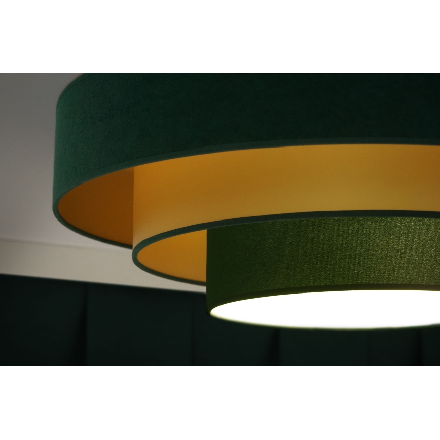Duolla - LED Plafonjera LUNETA LED/26W/230V pr. 60 cm 4000K zelena/zlatna