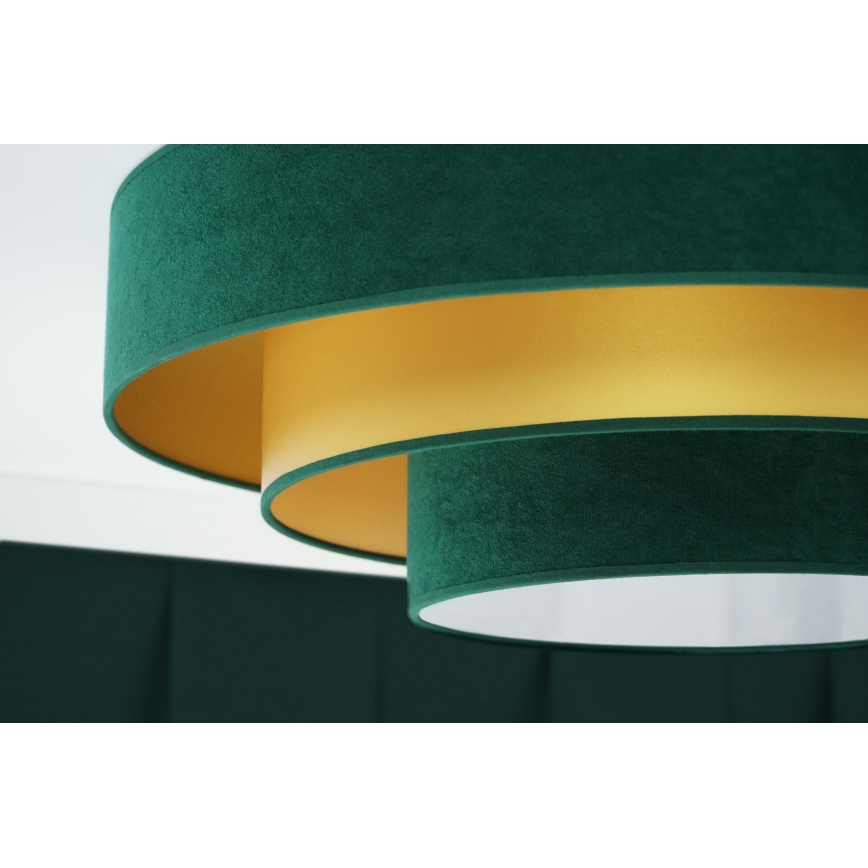 Duolla - LED Plafonjera LUNETA LED/26W/230V pr. 60 cm 4000K zelena/zlatna