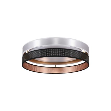 Duolla - LED Plafonjera ROLLER DUO SHINY LED/24W/230V pr. 45 cm srebrno/crno