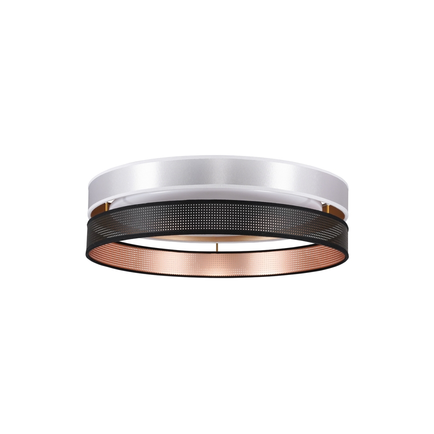 Duolla - LED Plafonjera ROLLER DUO SHINY LED/24W/230V pr. 45 cm srebrno/crno