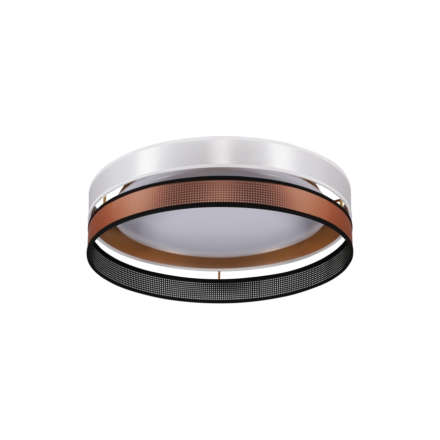 Duolla - LED Plafonjera ROLLER DUO SHINY LED/24W/230V pr. 45 cm bela/bakrena
