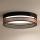 Duolla - LED Plafonjera ROLLER DUO SHINY LED/24W/230V pr. 45 cm crno/bakrena