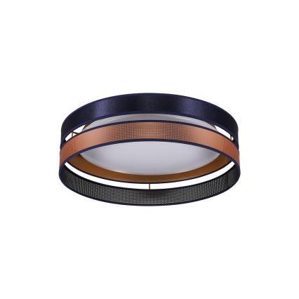 Duolla - LED Plafonjera ROLLER DUO SHINY LED/24W/230V pr. 45 cm plava/bakrena