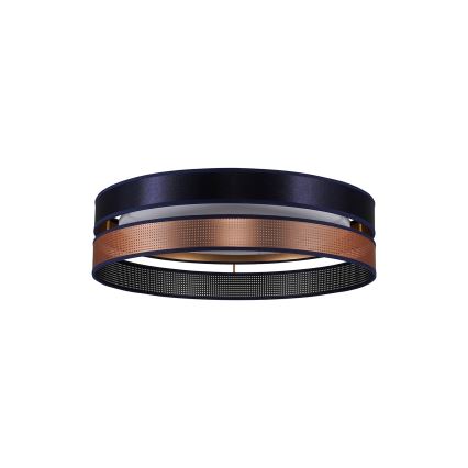 Duolla - LED Plafonjera ROLLER DUO SHINY LED/24W/230V pr. 45 cm plava/bakrena