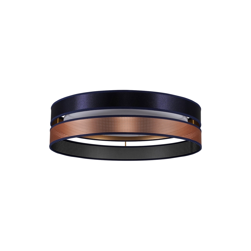 Duolla - LED Plafonjera ROLLER DUO SHINY LED/24W/230V pr. 45 cm plava/bakrena